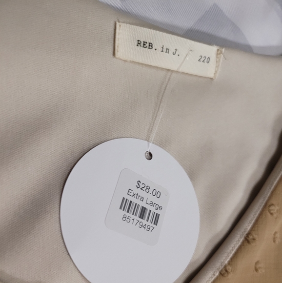 Tan Swiss Dot Blouse - Picture 3 of 8